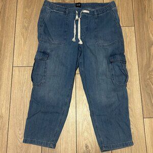 Gap Women's Denim Cargo Joggers